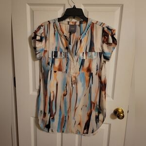 Lysse Women's Multicolor Abstract Blouse